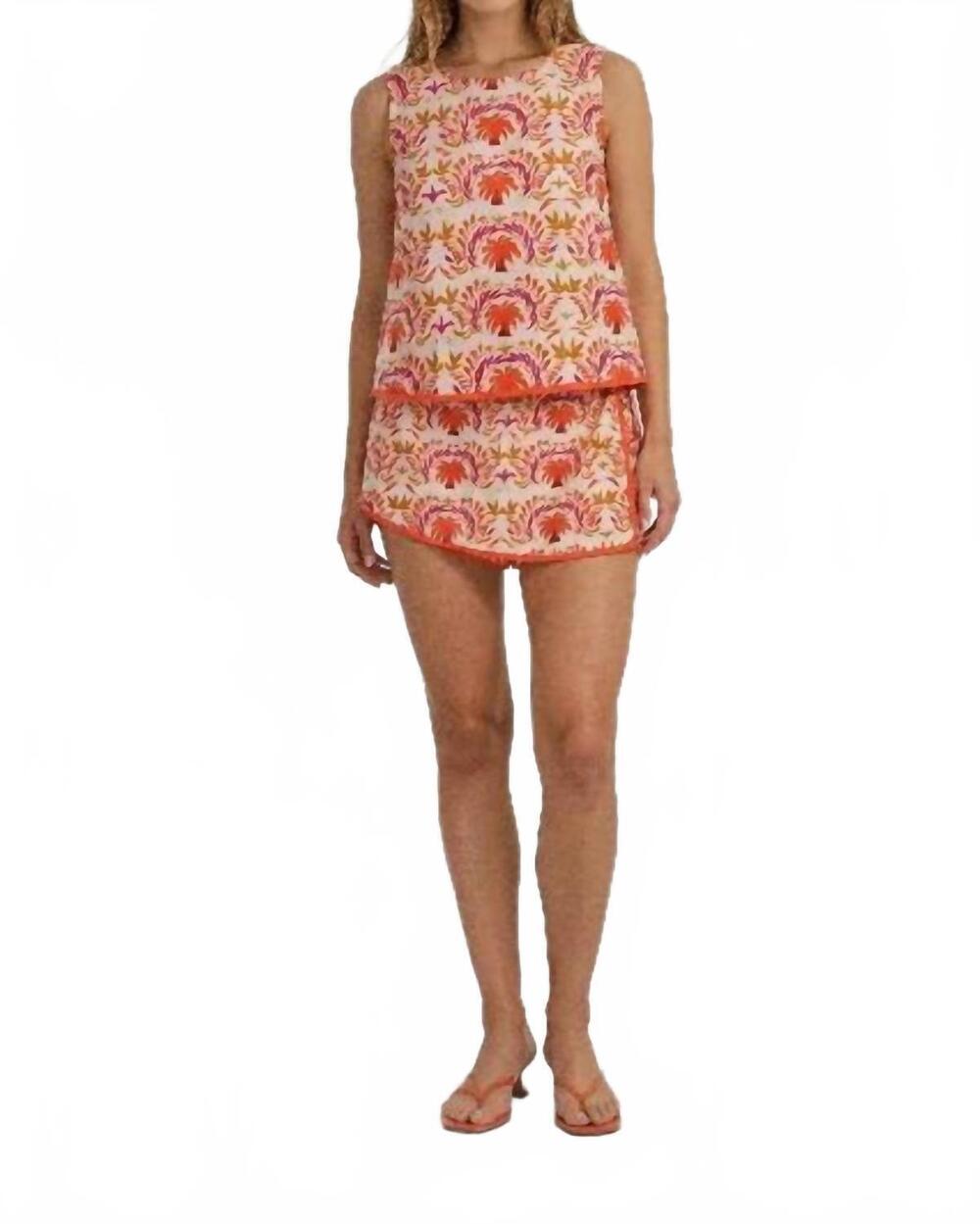 NEW SINCERELY OURS madison tank top in palma rosa